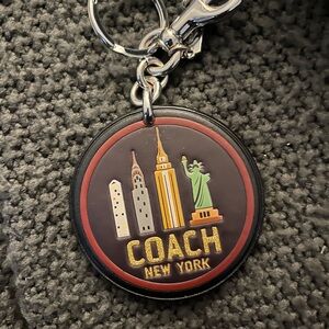 Coach New York Keychain